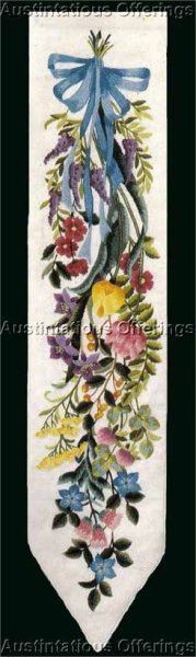 Williams Spring Crewel Embroidery Kit Bellpull Leclair Tulips